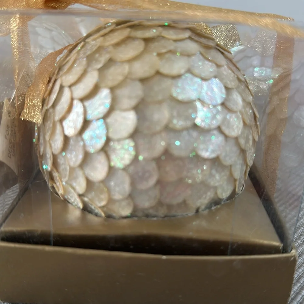 Handcrafted in the Philippines, three ornaments